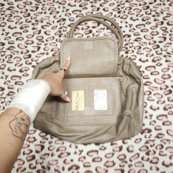 Vintage Y2K Multisac Vegan Leather medium handbag - Picture 3 of 10